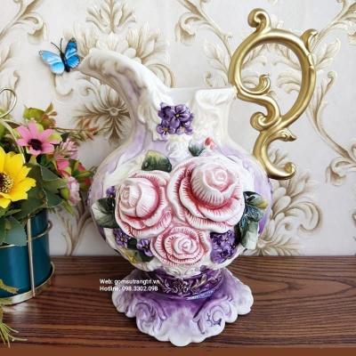BỘ TRANG TRÍ NHÀ CỬA TÔNG MÀU TÍM CAO CẤP